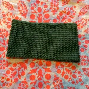 Hand knitted infinity scarf